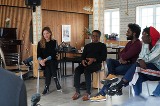 The Social Sensibility R&D Department invited by f.eks. platform and the Aalborg artistic community, photo by Rikke Ehlers Nilsson