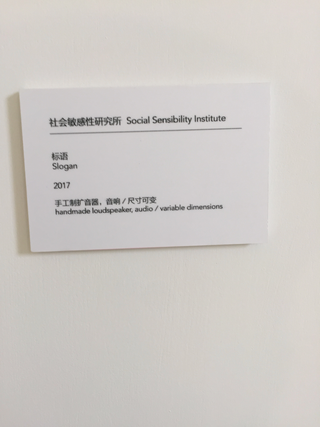 Wei Chengcheng 武淑清 & Li Zhan 李占 / Social Sensibility R&D Department